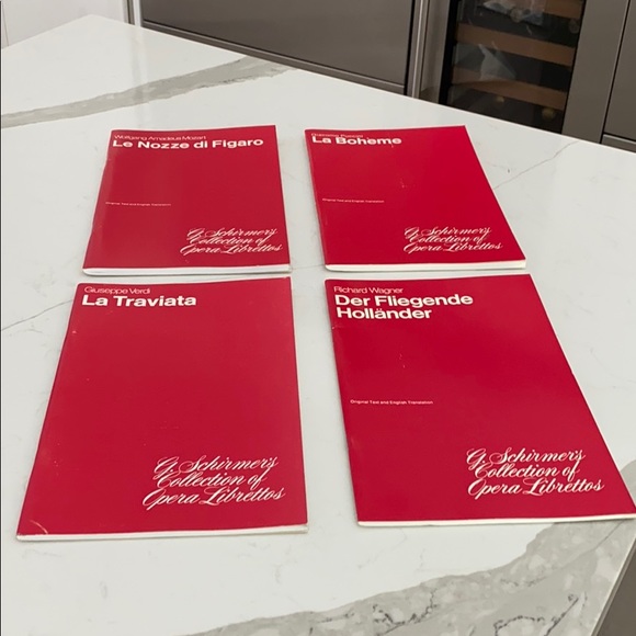 🎵 Set of 4 Opera Libretti 🎵 - Picture 2 of 12
